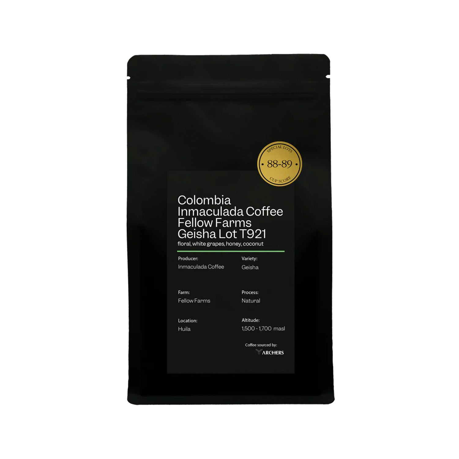 Archers Coffee - Inmaculada Fellow Fatms Geisha 1000g